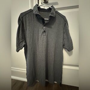 lululemon athletica Men's Heather Gray Polo